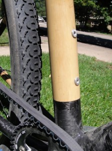 Boo's new water bottle mounts are internally reinforced, saving weight and providing a cleaner look while securing bottles closer to the frame's tubes