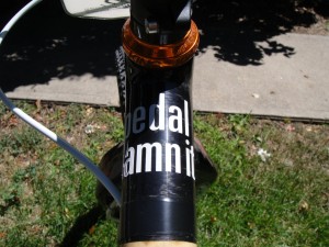 In case your mental state begins to deteriorate mid-race, Niner's famous instructions steer Brad true
