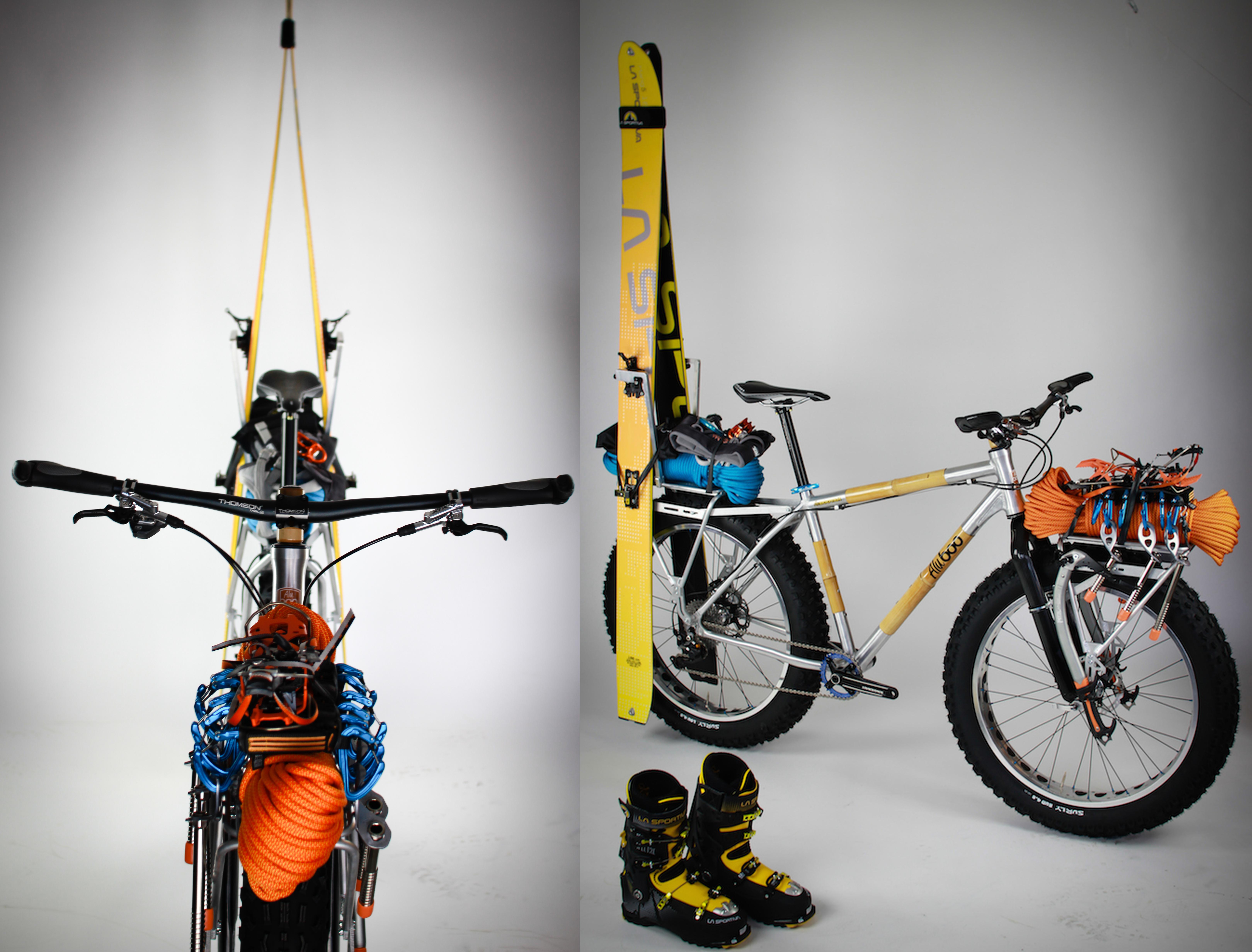 Ski Mountaineering Bike ski mounts Backcountry Talk